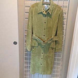 Genuine Suede Coat Dress